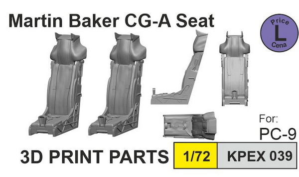 Pilatus PC9 MB CG-A seats (2 pcs), (KPM)  KPEX7239