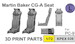 Pilatus PC9 MB CG-A seats (2 pcs), (KPM) KPEX7239