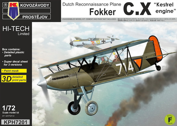 Fokker C.X 'Kestrel engine' (Dutch AF)  KPH7201
