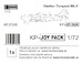 Tempest Mk.V (plastic parts only), 1 set KPJ7205