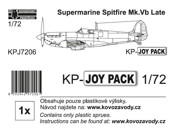 Spitfire Mk.Vb Late (plastic parts only), 1 set KPJ7206