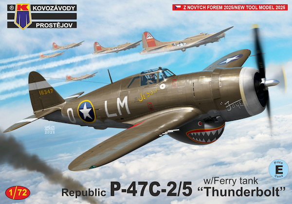 Republic P47C-2/5 Thunderbolt 'With Ferry tank' KPM72515
