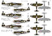Republic P47C-2/5 Thunderbolt 'With Ferry tank' KPM72515