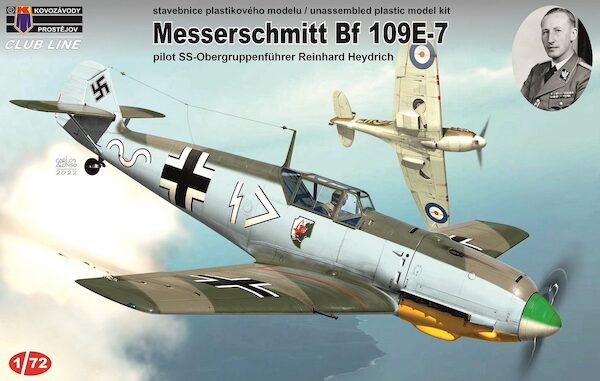 Messerschmitt Bf 109E-7  "Pilot SS-Obengruppenfuhrer Reinhard Heydrich"  CLK0007