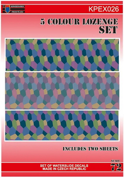 5-colour lozenge set) KPEX026