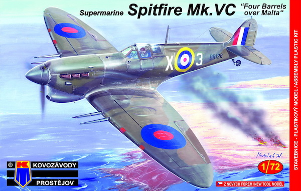 Spitfire Mk.Vc 'Four Barrels over Malta"  KPM0121