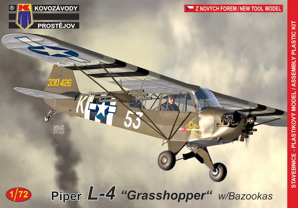 Piper L-4 "Grasshopper with Bazookas" (REISSUE) KPM72190