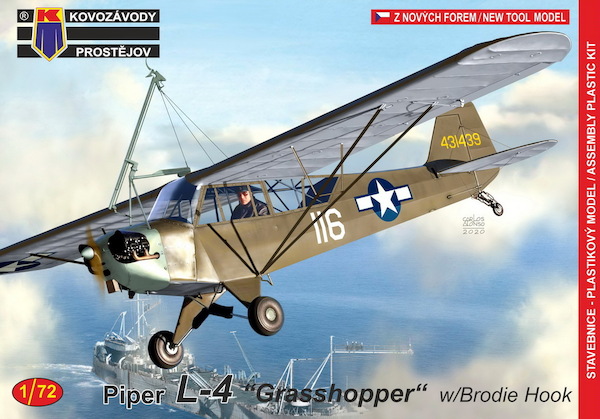 Piper L-4 "Grasshopper with Brodie Hook"  KPM72191