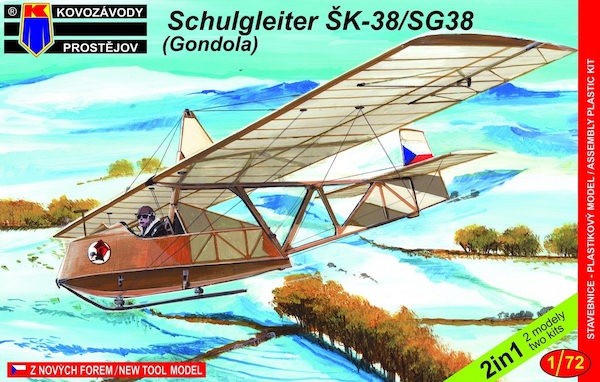 Schulgleiter SK38/SG39 "Gondola" (Czechoslovakia, Poland, Germany) 2 kits included KPM7226