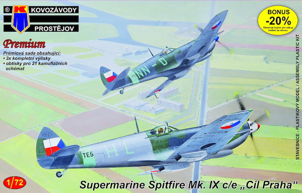 Supermarine Spitfire Mk.IXc/e 'Cil Praha - over Prague"  Premium kit  KPM7260