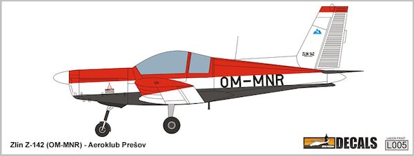 Zln Z-142 OM-MNR (Aeroklub Presov)  DEC-L005