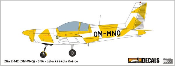 Zlín Z-142 OM-MNQ (SNA - Letecká škola Košice) DEC-L006