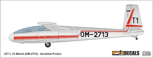 LET L-13 Blank OM-2713 (Aeroklub Presov)  DEC-L008
