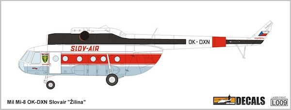 Mil Mi-8 OK-DXN (Slovair "Zilina") DEC-L009