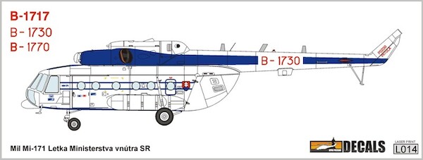 Mil Mi-171 (Letka Ministerstva vnútra SR) DEC-L014-35