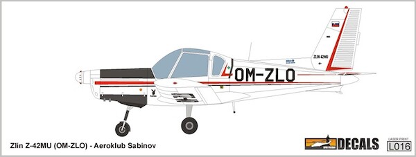 Zln Z-42MU OM-ZLO (Aeroklub Sabinov)  DEC-L016