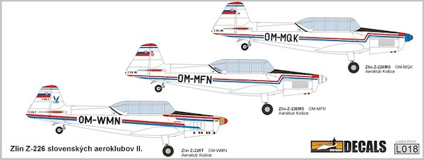 Zlín Z-226 Slovenských Aeroklubov II. DEC-L018