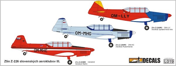 Zlín Z-226 Slovenských Aeroklubov III. DEC-L019