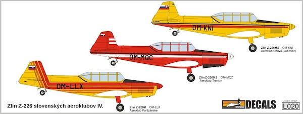 Zlín Z-226 Slovenských Aeroklubov IV. DEC-L020