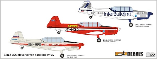 Zlín Z-226 Slovenských Aeroklubov VI. DEC-L022