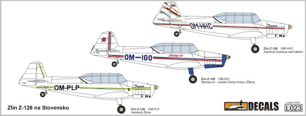 Zlín Z-126 na Slovensku DEC-L023