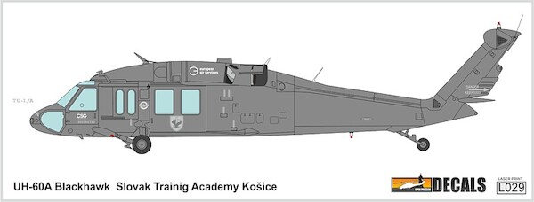 Sikorsky UH60A Blackhawk (OM-BHK - Slovak Training Academy Kosice)  DEC-L029-48