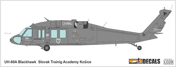 Sikorsky UH60A Blackhawk (OM-BHK - Slovak Training Academy Kosice) DEC-L029-72