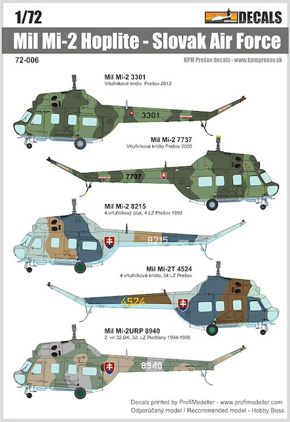 Mil Mi2 Hoplite (Slovak Air Force) DEC72006