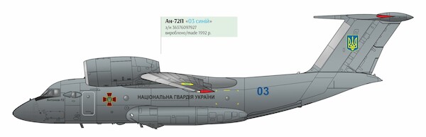 Antonov An72 Ukrainian Air Force '03'  AN72UK03