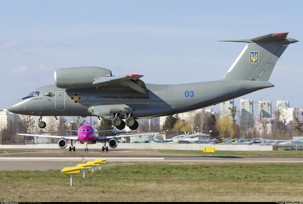 Antonov An72 National Guard Ukraine "03" Blue  UKRAINE 03