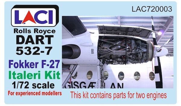 Rolls Royce Dart 532-7 for Fokker F27 Friendship (Italeri/ESCI)  LAC72003