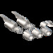 V2500-A5 Engines  with early and late pylons for Airbus A320 (Heller)  LAC125001