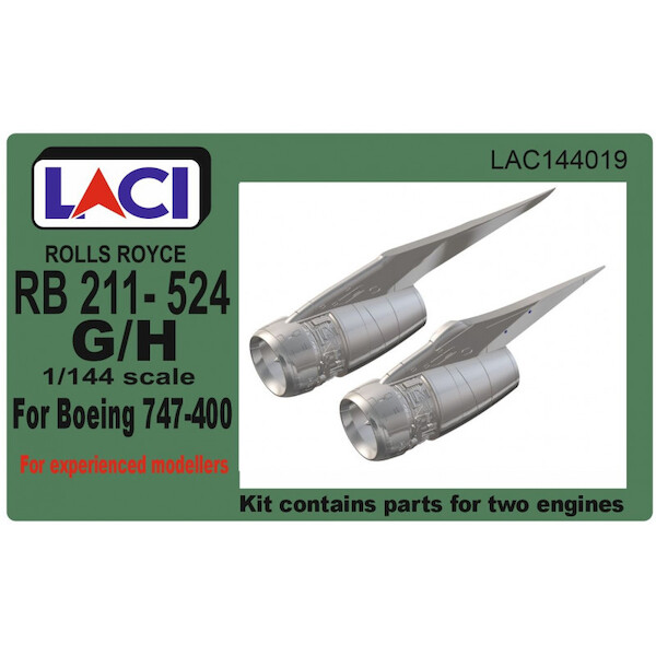 Rolls Royce RB211-524G/H Engine for Boeing 747-400 (Revell) (2 engines included ) LAC144019