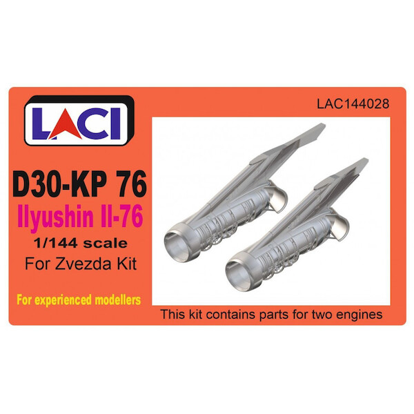 D30-KP96  Ilyushin IL76 Engines (Zvezda) (2 engines included)  LAC144028