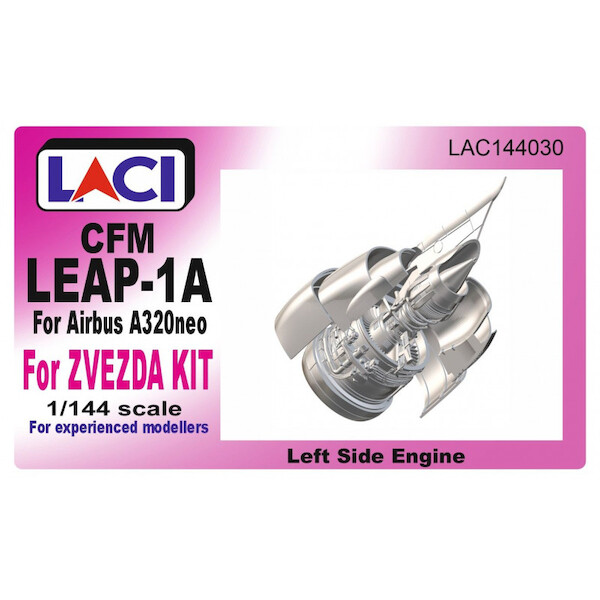 CFM LEAP-1A Engines for Airbus A320 NEO (Left side engine) For Zvezda kit LAC144030