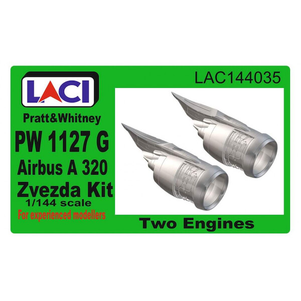 Prat & Whitney PW1127G Enginesfor Airbus A320 (Two engines) For Zvezda kit LAC144035