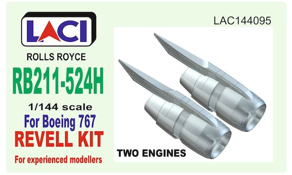 Boeing 767 Rolls Royce RB211-524H engines (Revell) LAC144095