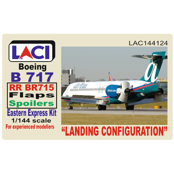 Landing Configuration Boeing 717 RR BR715 engines, flaps and spoilers (Eastern Express)  LAC144124