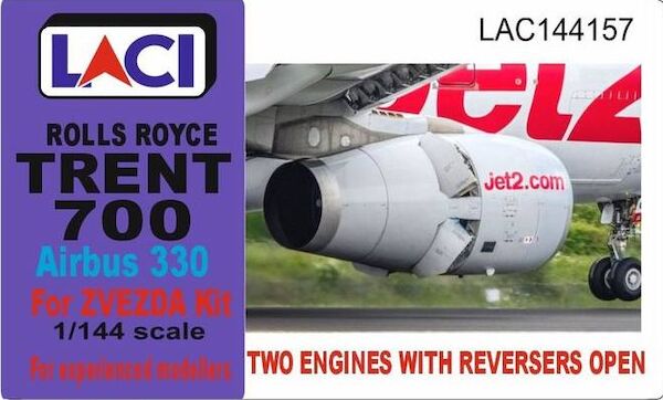 Airbus A330 Rolls Royce Trent 700 engines with reversers open (Zvezda) LAC144157