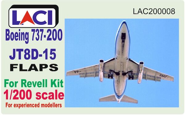 Boeing 737JT8D engines and  Landing Flaps (Revell)  LAC200008