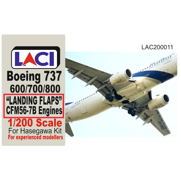 Boeing 737-600/700/800 Landing Flaps and CFM56-7B engines (Hasegawa) LAC200011