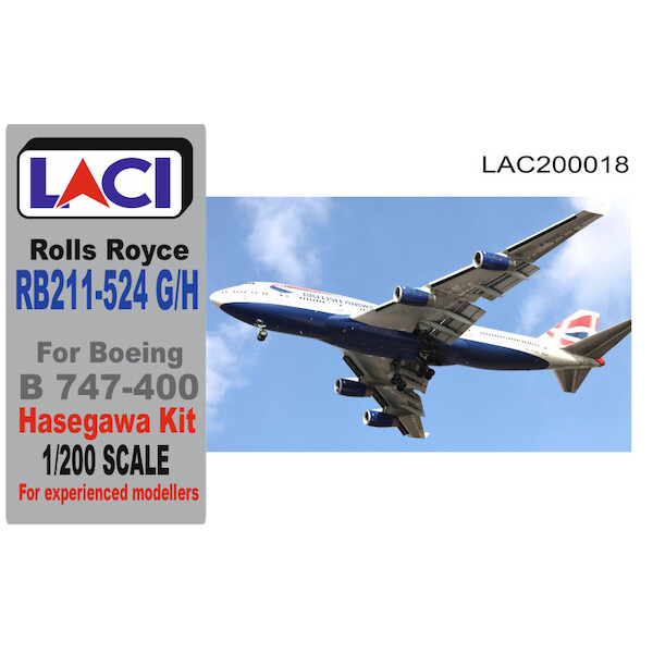Rolls Royce RB211-524 G/H Engines for Boeing 747-400 Hasegawa) LAC200018