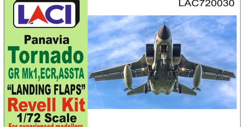 Tornado IDS, ECR, ASSTA  and GR1 Flaps (Revell) (RESTOCK)  LAC720030
