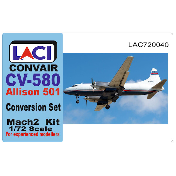 Convair CV 580 Allison Conversion (Mach2) (Now with NEW props!!) LAC720040