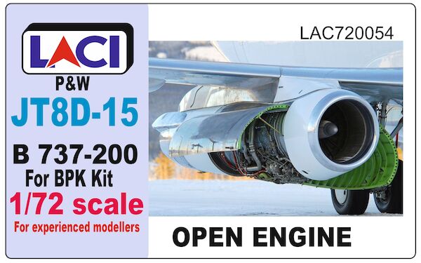 Boeing 737-200 JT8D-15 Open Engine (BPK) LAC720054