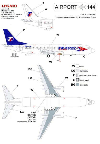 Boeing 737-400 (Travel Service)  LGD14401