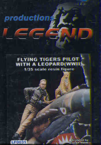 Flying Tigers Piot with a Leopard  LF0031