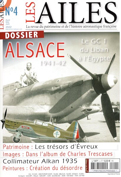 Les Ailes No 4 Alsace 1941-1942. 378130711200500040