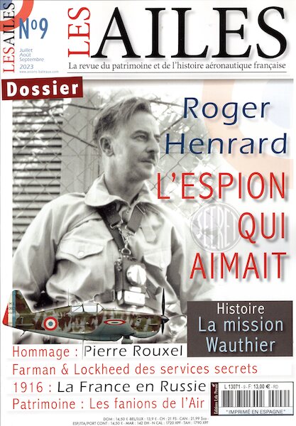 Les Ailes No 9 (Roger Henrard L'Espion qui Aimait 378130711300200090
