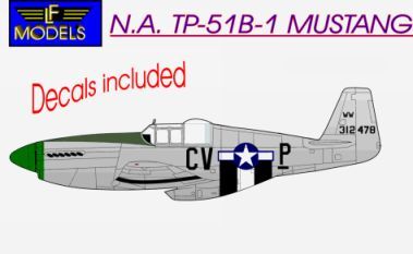 North American TP51B Trainer Mustang  4812